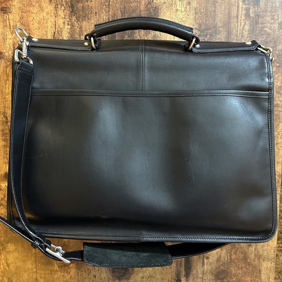 Beautiful Coach leather briefcase messenger bag professional excellent condition - Picture 7 of 16